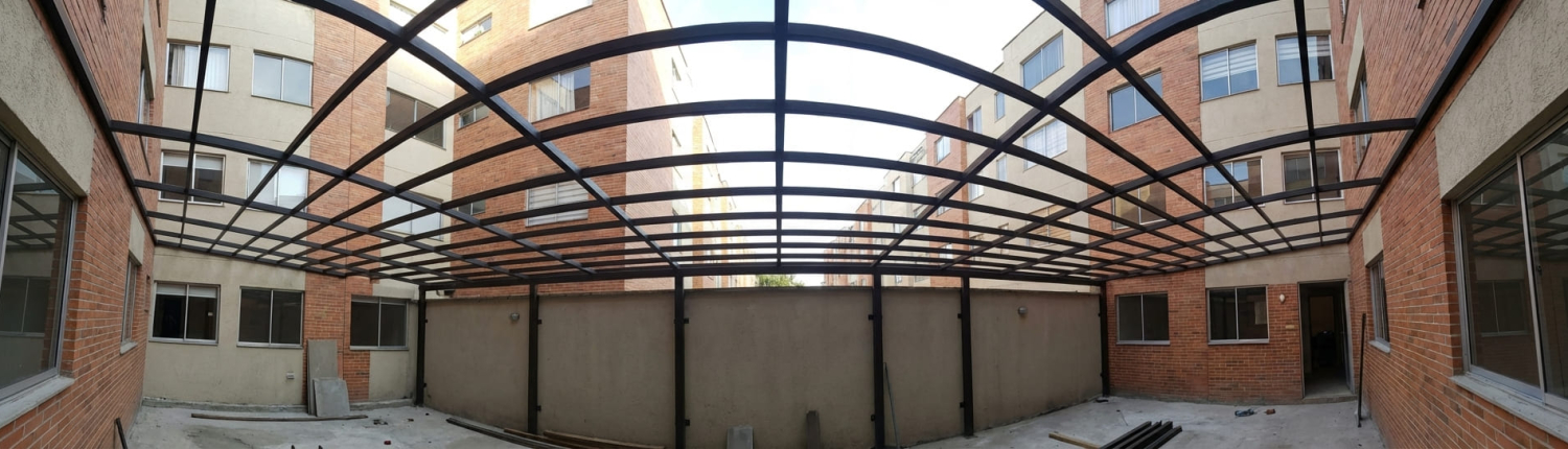 estructura para techos de policarbonato estructura para techos de policarbonato